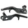 CADUFUELLY 2Pcs Short Hand Brake Clutch Lever Replacement for Harley Davidson XL Sportster 883 and 1200 Softail Models Dyna Models FLHR Road King Models