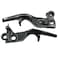 CADUFUELLY 2Pcs Short Hand Brake Clutch Lever Replacement for Harley Davidson XL Sportster 883 and 1200 Softail Models Dyna Models FLHR Road King Models