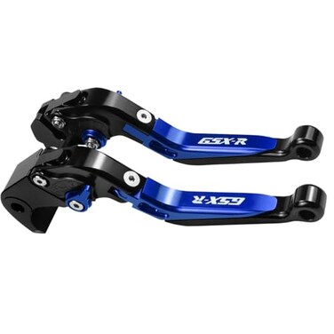 XIDAODIT for Suzuki GSXR 600 75020062024 1000R20092024 GSXR 100020052006 Motorcycle Clutch Lever Folding Extendable Adjustable Handlebars Brake and Clutch Levers SetBlue