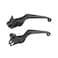 Vkinman 2 Pcs 43040 Black Brake Lever Hand Lever and Clutch Lever Replacement for Harley Davidson Sportster 883 1200 19962003 Replacement for Softail 19962014 Fat Boy 19962010