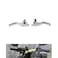 FVMOTO 3 Finger 59 CNC Shorty Hand Control Lever Kit Brake Clutch Levers Fit for Harley Touring Electra Glide Highway King Ultra Limited 20082013 20212024Chrome