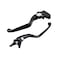 Rudyness Motorcycle Brake Clutch Levers Compatible with Fit for Triumph Bonneville Bobber 20172025 Black
