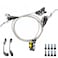 KOONDHEEND Upgraded Front Rear Brake Kit for Surron Light BeeLight Bee XTalaria XXXTalaria Sting MX3 R MX4Segway X160 X260 eRide Pro SS 4 Piston Brake Kit Dirt Bikes Part Accessories