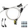 KOONDHEEND Upgraded Front Rear Brake Kit for Surron Light BeeLight Bee XTalaria XXXTalaria Sting MX3 R MX4Segway X160 X260 eRide Pro SS 4 Piston Brake Kit Dirt Bikes Part Accessories