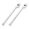 XMMT Chrome 984 Extended Shifter Lever Heel Toe Shift Levers Set Compatible with Harley 1986later FL Softail 1988later Touring FLHFLT and 08Later Trike Models