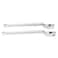 XMMT Chrome 984 Extended Shifter Lever Heel Toe Shift Levers Set Compatible with Harley 1986later FL Softail 1988later Touring FLHFLT and 08Later Trike Models