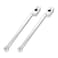 XMMT Chrome 984 Extended Shifter Lever Heel Toe Shift Levers Set Compatible with Harley 1986later FL Softail 1988later Touring FLHFLT and 08Later Trike Models