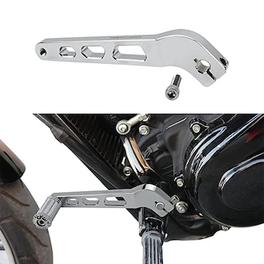 POWER JAMES Chrome 61 Long Clutch Shift Lever Shifter Fits for Harley Davidson Softail Dyna FLDE FLFBS FLSL FLHCSFLSB FXBRS Models