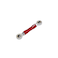 POWER JAMES Red Shifter Clutch Shift Linkage Rod Compatible with Harley Davidson Street Bob Low Rider S ST FXBBS FXRST FXST with MidControl 19842025 Dyna Softail Red