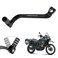 JFG RACING Motorcycle Gear Shifter Shift Lever Folding Tip CNC for KLR 650 KLR650 20212023 Black