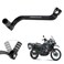 JFG RACING Motorcycle Gear Shifter Shift Lever Folding Tip CNC for KLR 650 KLR650 20212023 Black