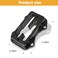Jetuplusllc Shifter Gate for Kawasaki KRX 1000KRX 10004 Black Anodized Shift Gate 6061 T6 Aluminum