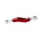 POWER JAMES Red Brake Shift Lever Linkage Pushrod Brake Lever Fits for Harley Davidson 1825 Softail Dyna with MidControls FXBBS FXLRS FXLRST FXRST FXST Red