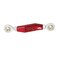 POWER JAMES Red Brake Shift Lever Linkage Pushrod Brake Lever Fits for Harley Davidson 1825 Softail Dyna with MidControls FXBBS FXLRS FXLRST FXRST FXST Red