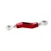 POWER JAMES Red Brake Shift Lever Linkage Pushrod Brake Lever Fits for Harley Davidson 1825 Softail Dyna with MidControls FXBBS FXLRS FXLRST FXRST FXST Red