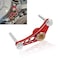 KKZOL Shift Shaft Brace CNC Billet Aluminum Shifter Shaft Support Holder Replacement for Honda CRF110 CRF110F 20132025Red