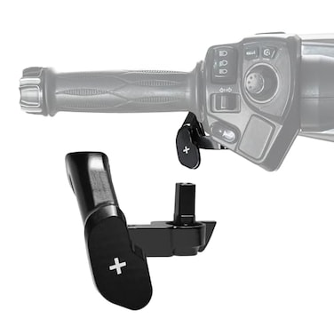 BAKAFOH Aluminum F3 Paddle Shifter Thumb Throttle Control ThumbTap Shift Controller for Can Am Spyder F3F3SF3TF3L 20152023and RTRTL 20112023 Models AccessoryBlack Style
