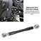 Tbest Gear Shift Linkage Shifter100mm Motorcycle Gear Shift Shifter Rod Linkage CNC Aluminum Alloy Universal for Motorbikes