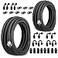 EVIL ENERGY 6AN 8AN PTFE Fuel Line Kit AN6 AN8 Nylon Braided Fuel Line Hose Fitting Kit PTFE 20FT2 Kits