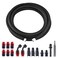 EVIL ENERGY 6AN 38 PTFE LS Swap EFI Fuel Line Fitting Kit E85 Nylon Braided Fuel Hose 25FT Black Red