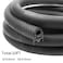 Storystore 58 Inch ID NBR Rubber Hose 10 Feet Fuel Hose Line Transfer Hose for Small Engine Black