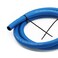 KRD PERFORMANCE Blue 8 AN NBR Push on Hose Fuel Line Compatible with Fuel System E85 E10 Oils Ethanol Lubricants and Coolant 2 feet AN8 12 ID