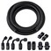 EVIL ENERGY 6AN Fuel Line Kit 6AN Hose Nylon Braided Fuel Line Hose Fitting Kit With 10PCS Swivel Hose Fitting Adapter CPE 10FT