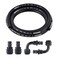 EVIL ENERGY 516 Fuel Hose Line Kit 4AN Push Lock Hose Kit NBR SAE 30R7 10FT