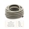 WnSEu AN6 20FT Fuel Line Hose Kit Stainless Steel Braided 38 873mm ID AN6 Stainless Steel