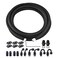 EVIL ENERGY 8AN PTFE Fuel Line Kit AN8 E85 Nylon Braided Fuel Hose kit 20FT Black