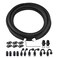 EVIL ENERGY 8AN PTFE Fuel Line Kit AN8 E85 Nylon Braided Fuel Hose kit 20FT Black
