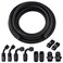 EVIL ENERGY 8AN Fuel Line Kit 8AN Hose Nylon Braided Fuel Line Hose Fitting Kit With 10PCS Swivel Hose Fitting Adapter CPE 10FT