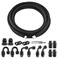 EVIL ENERGY 6AN PTFE Fuel Line Kit 20FT AN6 E85 Braided PTFE Fuel Hose Kit Automotive Black Nylon Line Hose