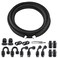 EVIL ENERGY 6AN PTFE Fuel Line Kit 20FT AN6 E85 Braided PTFE Fuel Hose Kit Automotive Black Nylon Line Hose