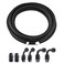 EVIL ENERGY 8AN PTFE Fuel Line Kit E85 Fuel Hose kit 16FT Black