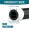 VWTNI 8AN Fuel Line 8AN CPE Fuel Hose 5FT TransmissionOil Cooler Lines Nylon Braided Fuel Line Hose