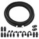 EVIL ENERGY 6AN PTFE Fuel Line Kit E85 Nylon Braided Fuel Hose kit 20FT Black