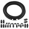 EVIL ENERGY 6AN PTFE Fuel Line Kit E85 Nylon Braided Fuel Hose kit 20FT Black