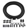 EVIL ENERGY 6AN PTFE Fuel Line Kit AN6 E85 Nylon Braided Fuel Hose kit 20FT Black