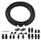 EVIL ENERGY 4AN PTFE Fuel Line Kit 10FT AN4 E85 Braided PTFE Fuel Hose Line Kit Black ptfe Hose