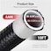 EVIL ENERGY 4AN PTFE Fuel Line Kit 10FT AN4 E85 Braided PTFE Fuel Hose Line Kit Black ptfe Hose