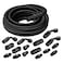 EVIL ENERGY 6AN Fuel Line Kit 6AN Hose Nylon Braided Fuel Line Hose Fitting Kit CPE Transmission Cooler Line 10FT