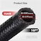 EVIL ENERGY10AN Fuel Line Kit 10AN Hose Nylon Stainless Steel Braided Fuel Line Fitting Kit CPE 16FT