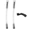 mapleza 2 PCS VPRacing Fuel Jug Hose with 1 PCS Hose Bender Gas Can Hoses Suitable for 3555 Gallon VP Fuel Jugs Racing Gas Can Spout Replacement