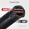 EVIL ENERGY 8AN Fuel Line Kit 8AN Hose Nylon Braided Fuel Line Hose Fitting Kit CPE Transmission Cooler Line 10FT