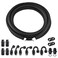 EVIL ENERGY 10AN PTFE Fuel Line Kit AN10 E85 Nylon Braided Fuel Hose kit 20FT Black