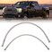 AUTOVIC Fuel Tank Hoses Kit Braided Lines Stainless for Chevy GMC Sierra 2500HD 3500HD 66L Duramax 20012010 Replace 15167372 15077513