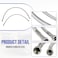 AUTOVIC Fuel Tank Hoses Kit Braided Lines Stainless for Chevy GMC Sierra 2500HD 3500HD 66L Duramax 20012010 Replace 15167372 15077513