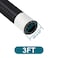ZONBANG 6AN Fuel Line Kit CPE 3FT Assembled AN6 Braided Fuel Line with Hose End Fitting9090