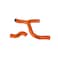 Tusk Radiator Hose Kit Orange Compatible with KTM 350 SXF 20112015350 XCF 20112015250 SXF 20132015